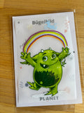 Bügelbild Regenbogen-Mumpel