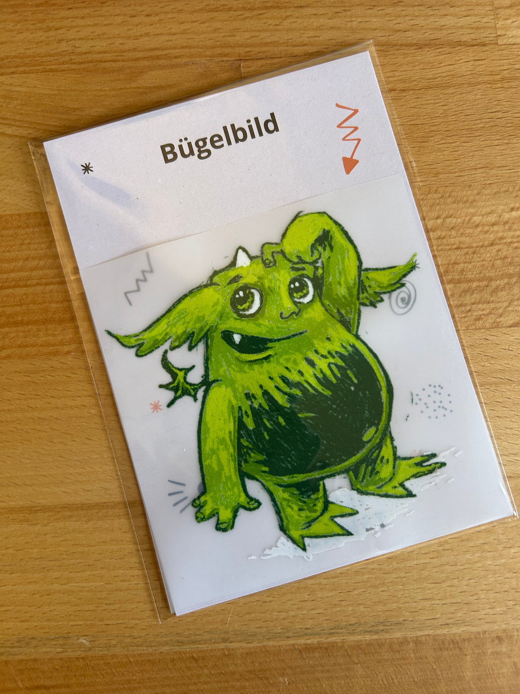 Bügelbild Mumpelmonster