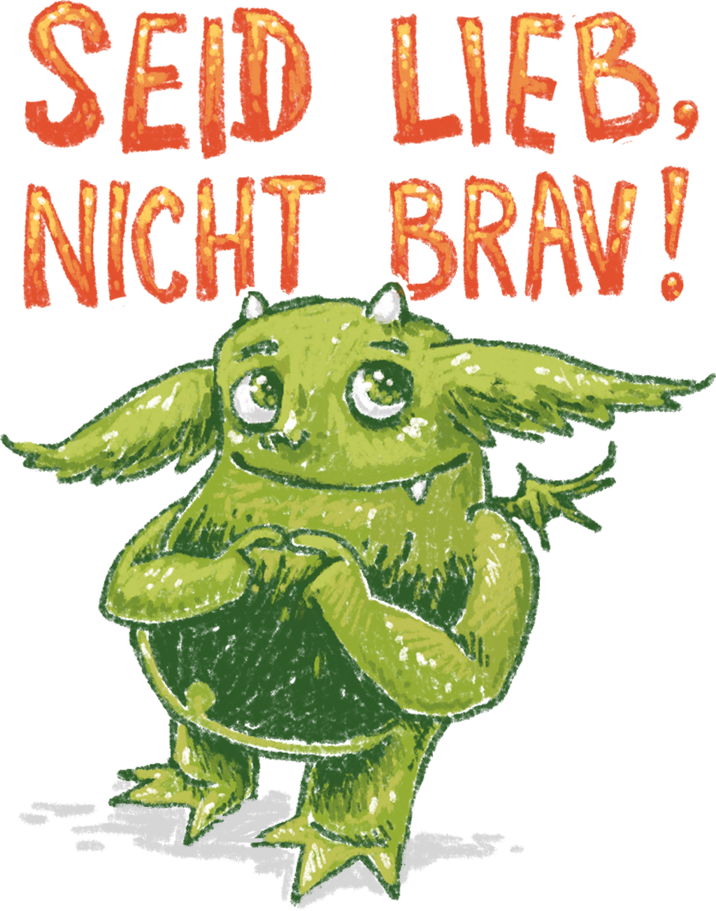 Bügelbild Lieb-nicht-brav
