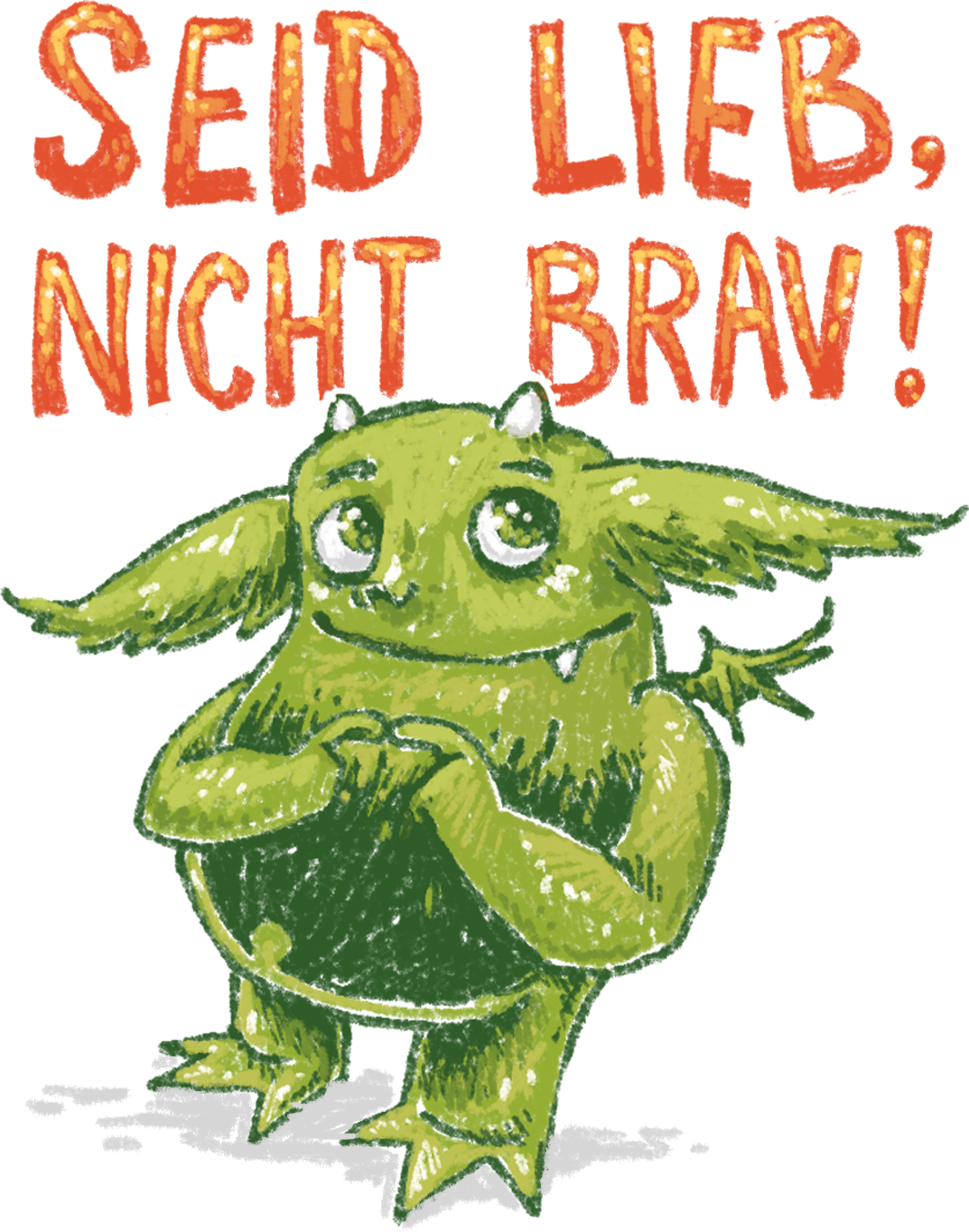 Bügelbild Lieb-nicht-brav